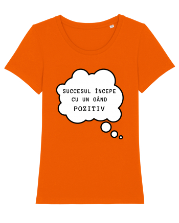 SUCCESUL ÎNCEPE CU ÎN GÂND POZITIV Bright Orange