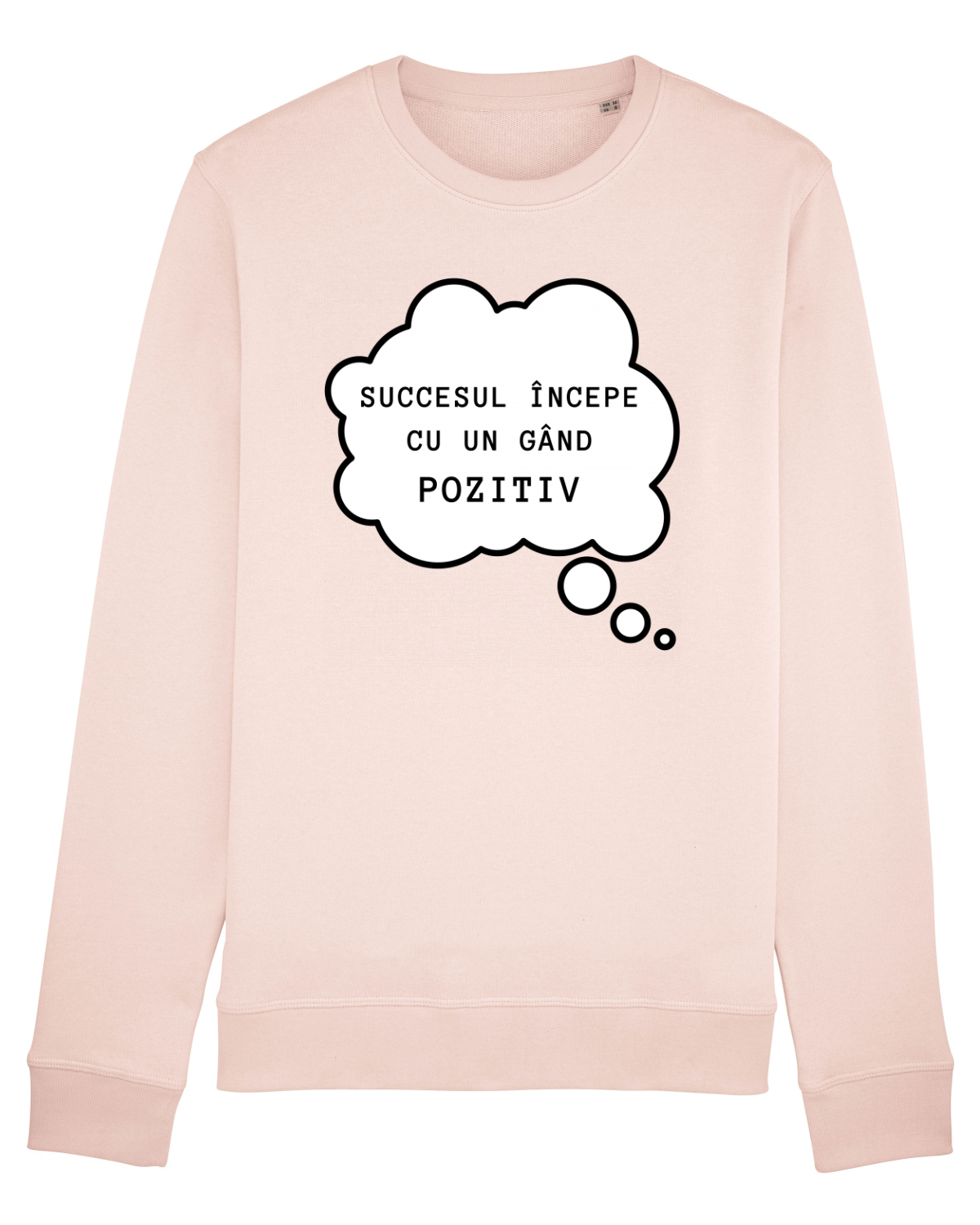 Bluză mânecă lungă Unisex Rise Candy Pink