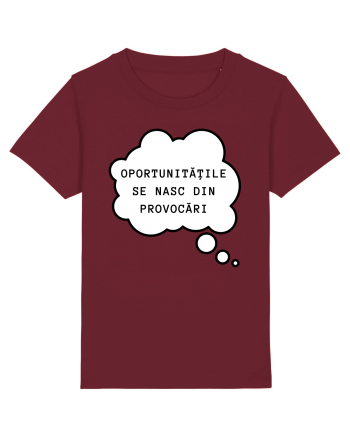 OPORTUNITĂȚILE SE NASC DIN PROVOCĂRI Burgundy