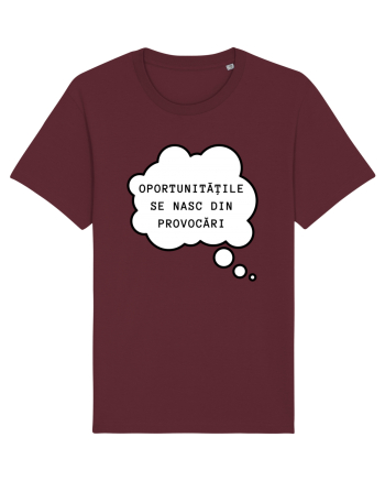 OPORTUNITĂȚILE SE NASC DIN PROVOCĂRI Burgundy