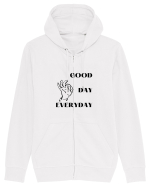 GOOD DAY EVERYDAY Hanorac cu fermoar Unisex Connector