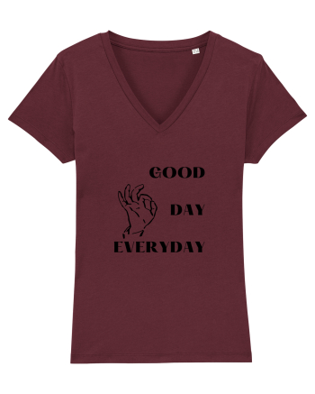 GOOD DAY EVERYDAY Burgundy
