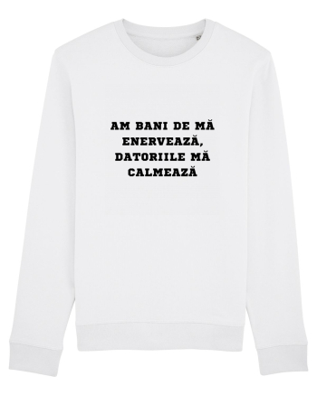 AM BANI DE MĂ ENERVEAZĂ - DATORIILE MĂ CALMEAZĂ White