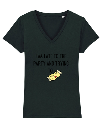 LATE TO THE PARTY Black