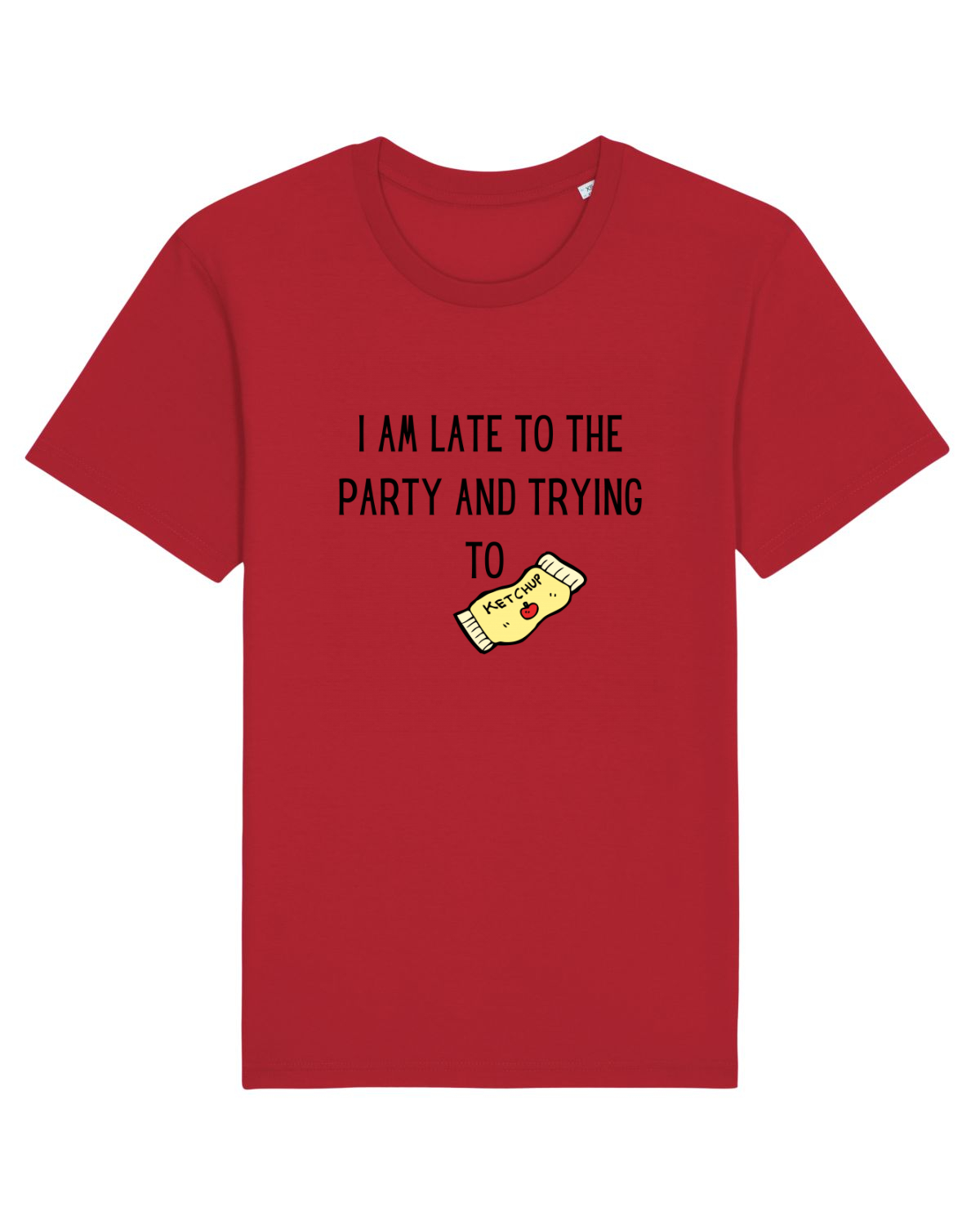 Tricou mânecă scurtă Unisex Rocker Red