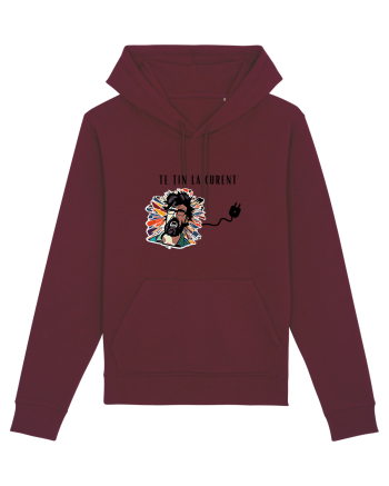 TE ȚIN LA CURENT V2 Burgundy