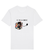 TE ȚIN LA CURENT V2 Tricou mânecă scurtă Unisex Rocker