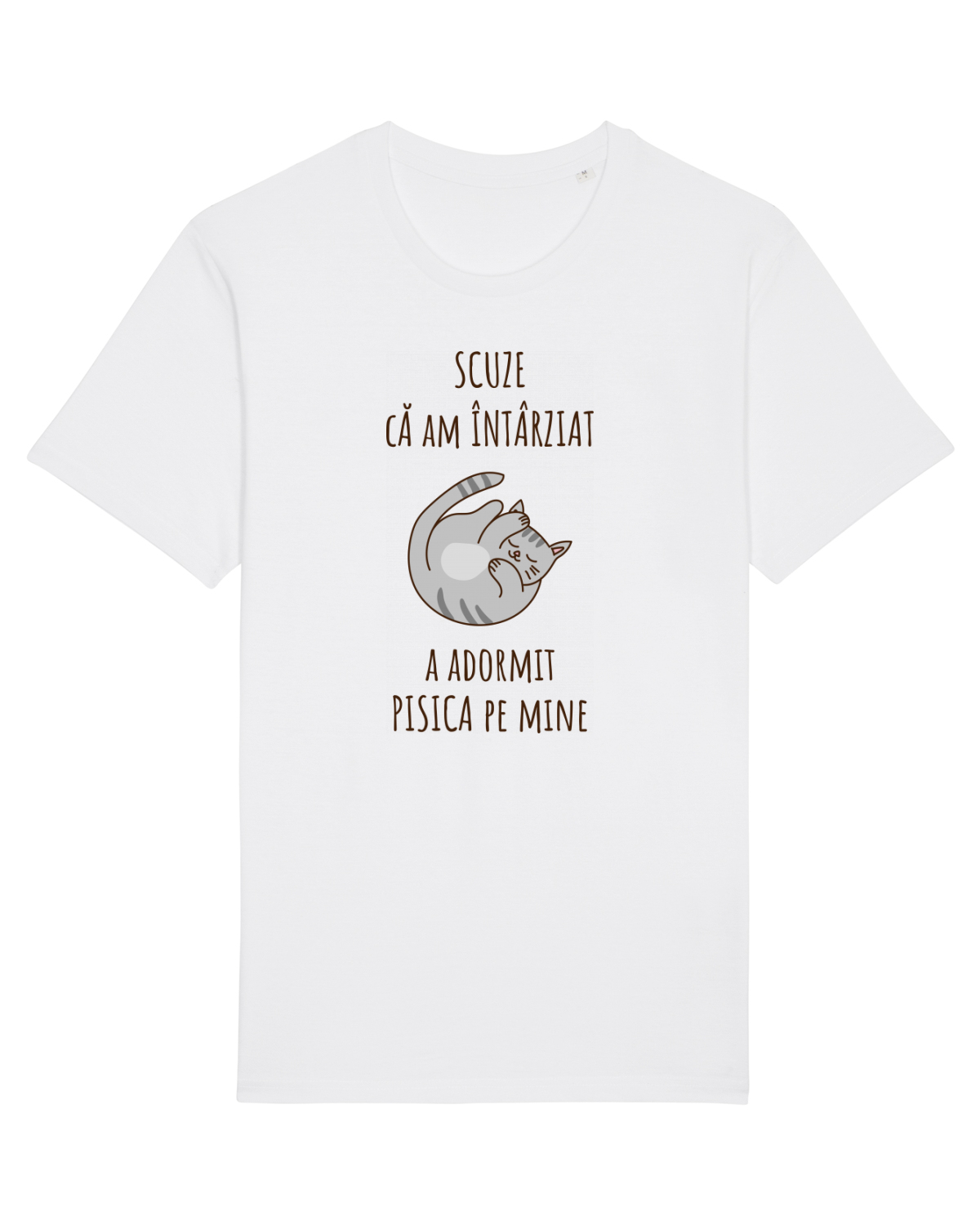 Tricou mânecă scurtă Unisex Rocker White