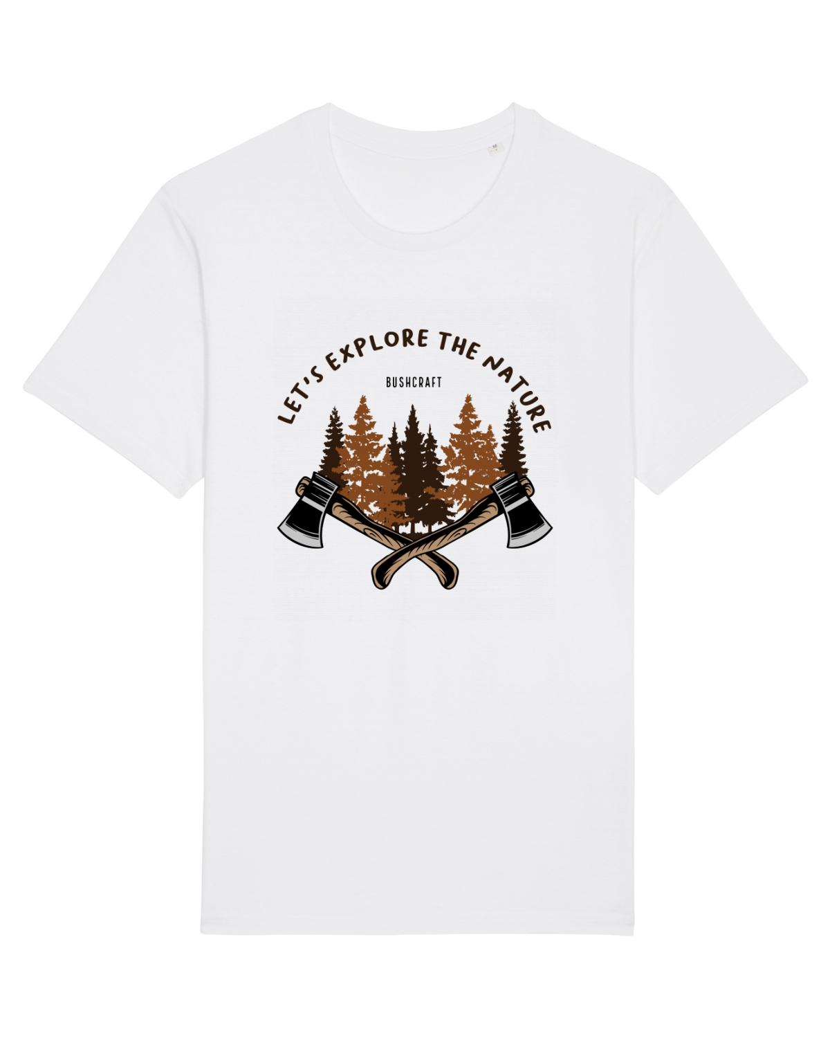 Tricou mânecă scurtă Unisex Rocker White