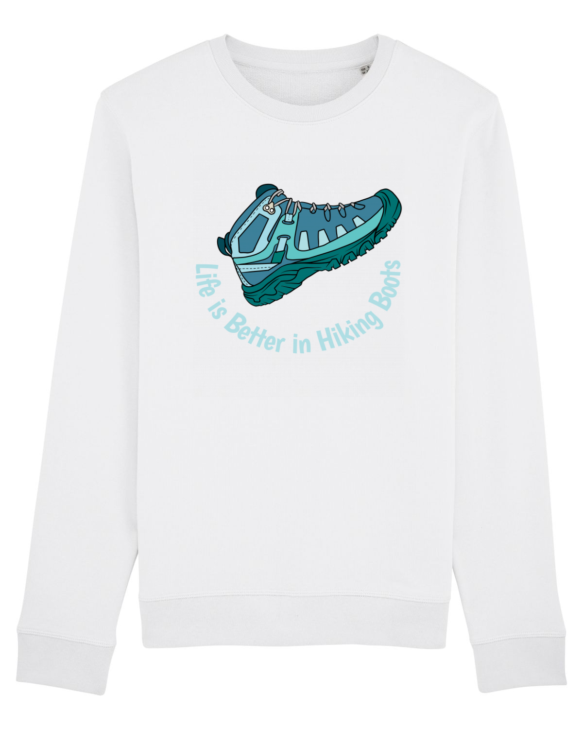 Bluză mânecă lungă Unisex Rise White