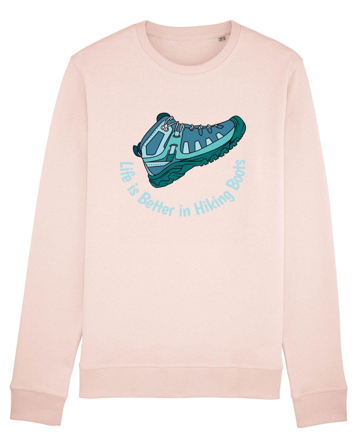 Bluză mânecă lungă Unisex Rise Candy Pink