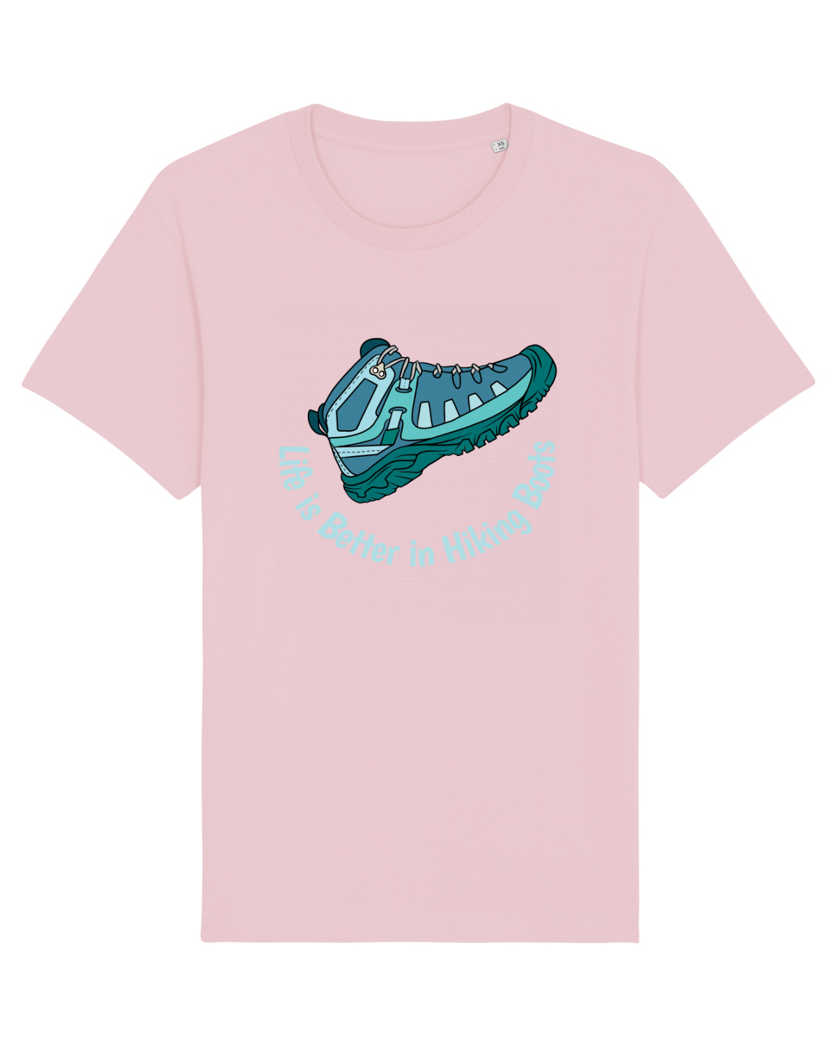 Tricou mânecă scurtă Unisex Rocker Cotton Pink