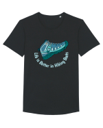 Life is Better in Hiking Boots Tricou mânecă scurtă guler larg Bărbat Skater