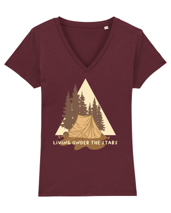Living Under the Stars Burgundy