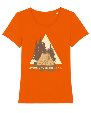 Living Under the Stars Bright Orange