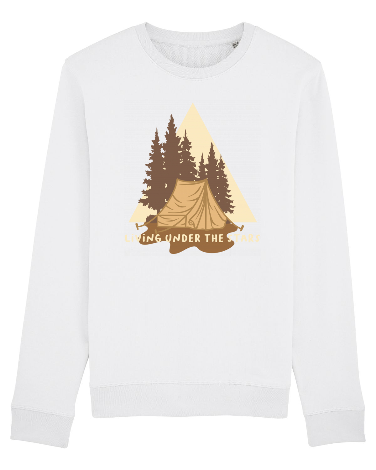 Bluză mânecă lungă Unisex Rise White