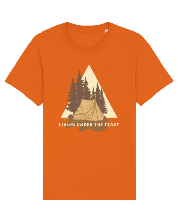 Living Under the Stars Bright Orange
