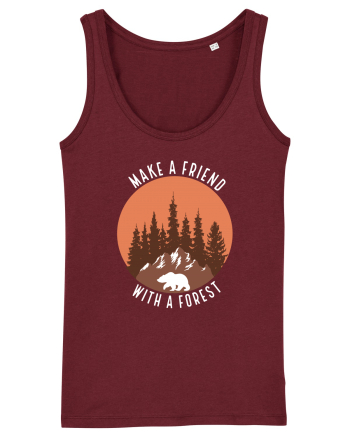 Make a Friend with a Forest Burgundy