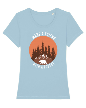 Make a Friend with a Forest Sky Blue