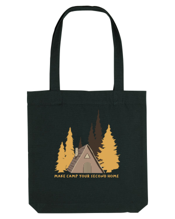 Make Camp Your Second Home Black