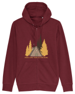Make Camp Your Second Home Hanorac cu fermoar Unisex Connector