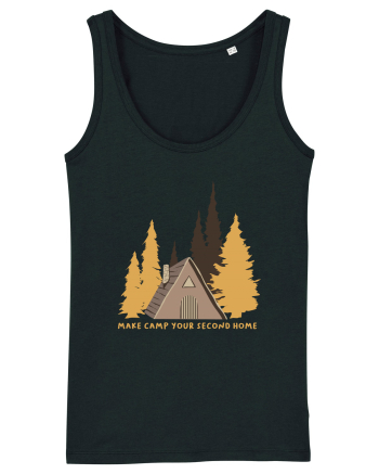 Make Camp Your Second Home Black