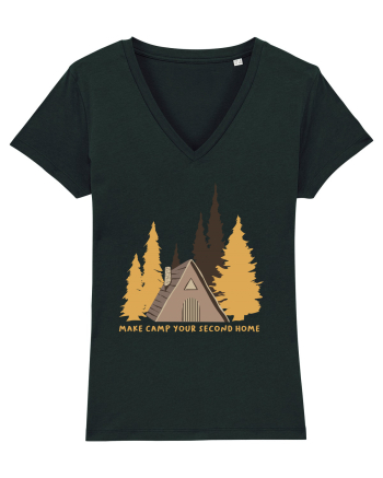 Make Camp Your Second Home Black