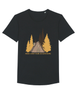 Make Camp Your Second Home Tricou mânecă scurtă guler larg Bărbat Skater