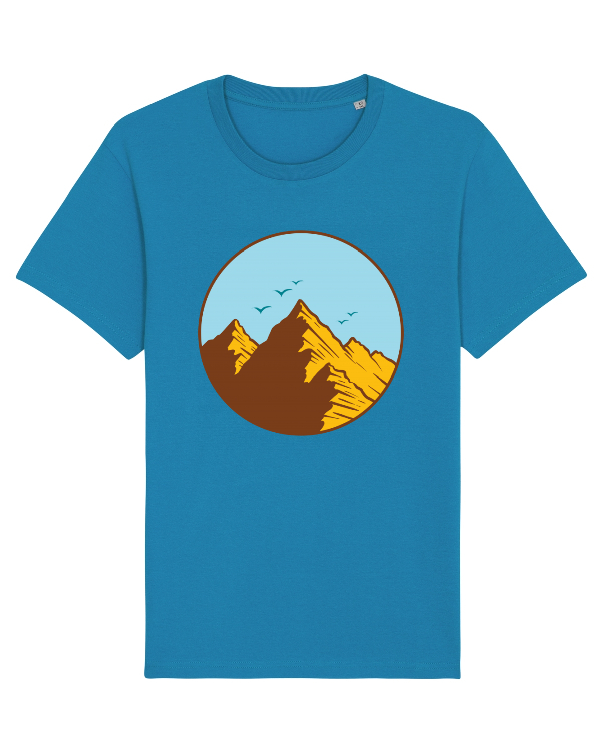 Tricou mânecă scurtă Unisex Rocker Azur