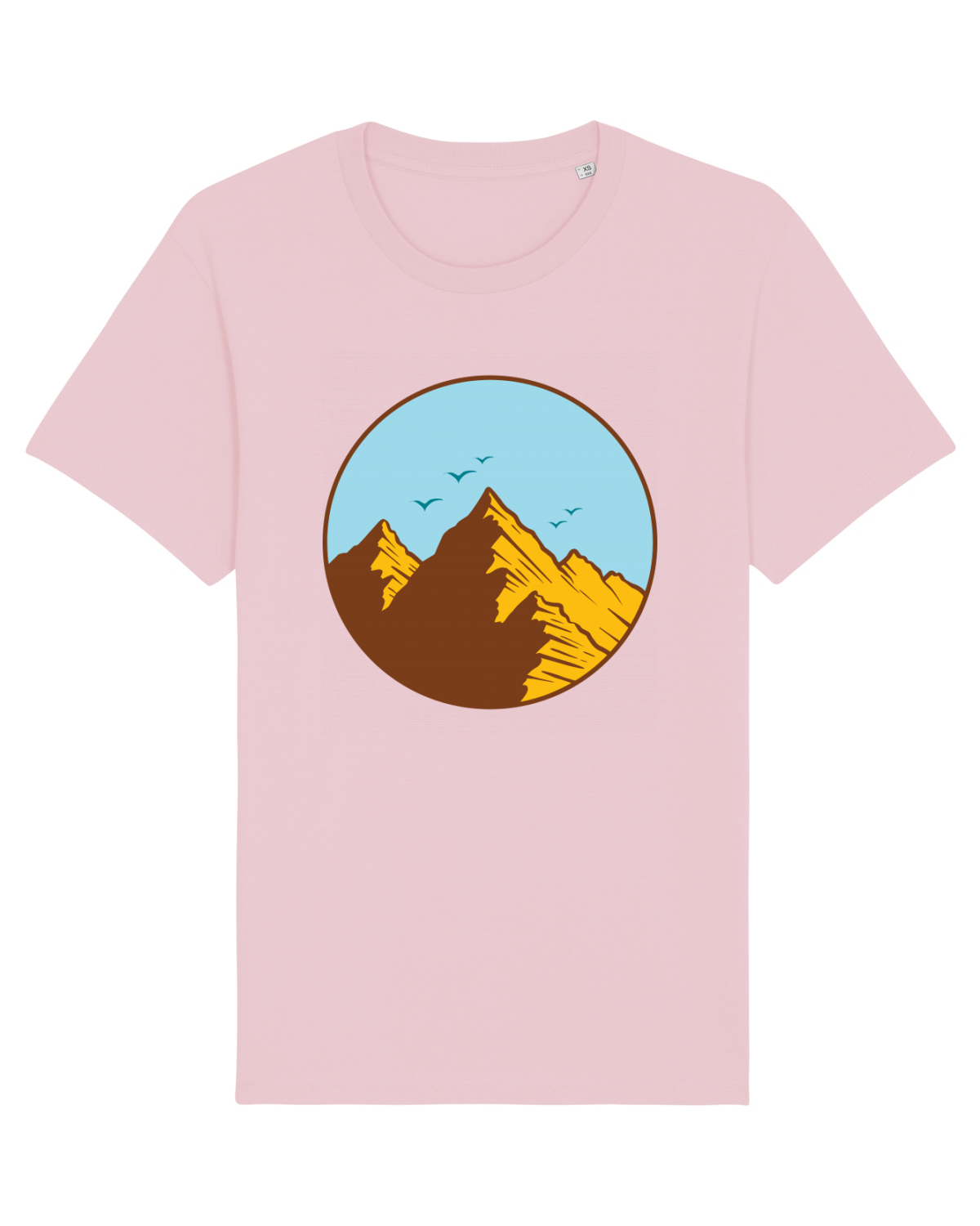 Tricou mânecă scurtă Unisex Rocker Cotton Pink