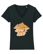 Mountain Tricou mânecă scurtă guler V Damă Evoker