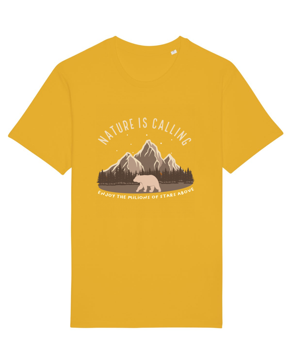 Tricou mânecă scurtă Unisex Rocker Spectra Yellow