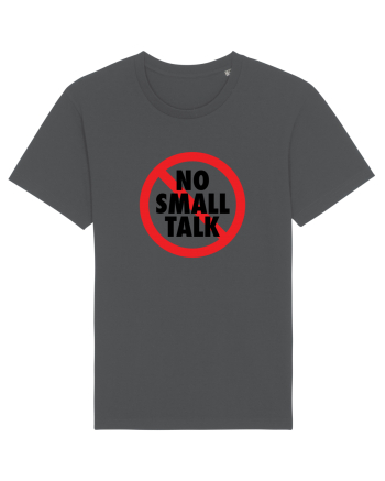 No small talk Anthracite