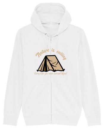Nature is Calling, Camp Like You Never Camped Before! White