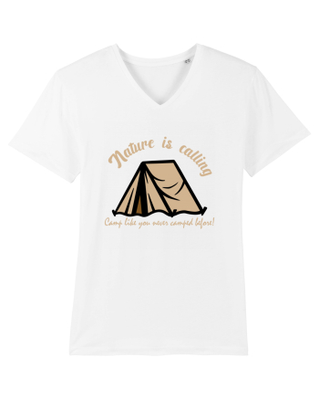 Nature is Calling, Camp Like You Never Camped Before! White