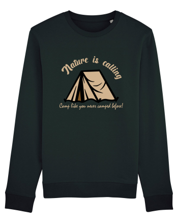 Nature is Calling, Camp Like You Never Camped Before! Black
