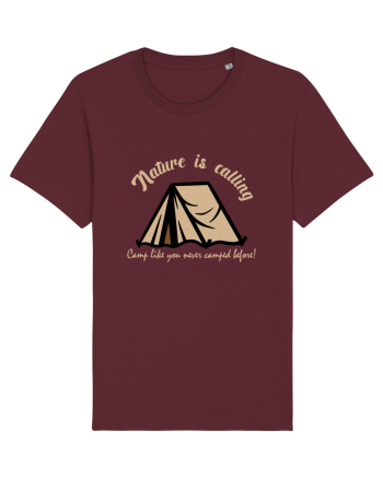 Nature is Calling, Camp Like You Never Camped Before! Burgundy
