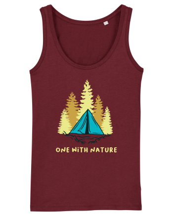 One With Nature Burgundy