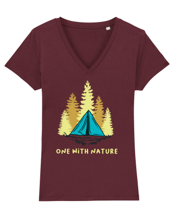 One With Nature Burgundy