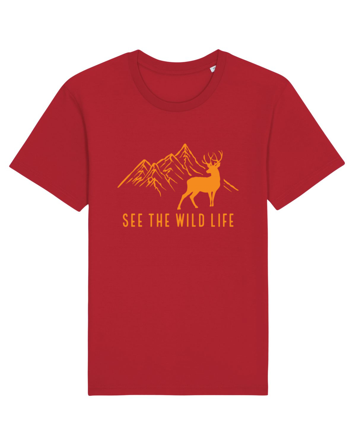 Tricou mânecă scurtă Unisex Rocker Red