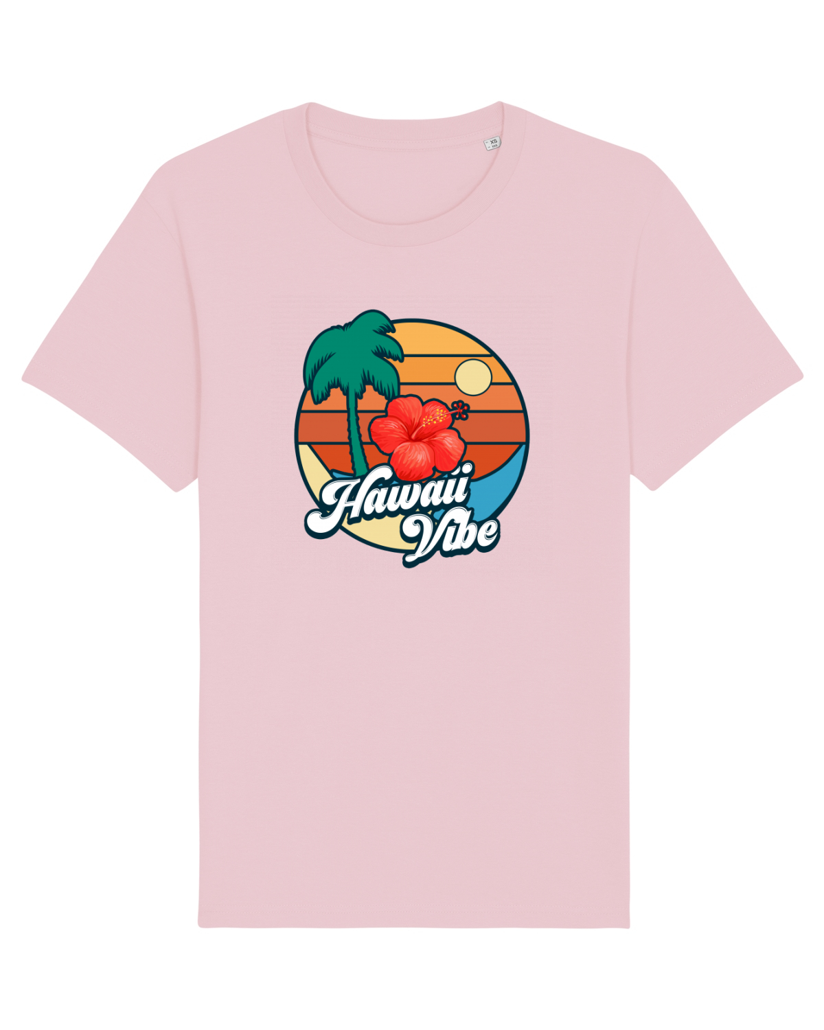 Tricou mânecă scurtă Unisex Rocker Cotton Pink