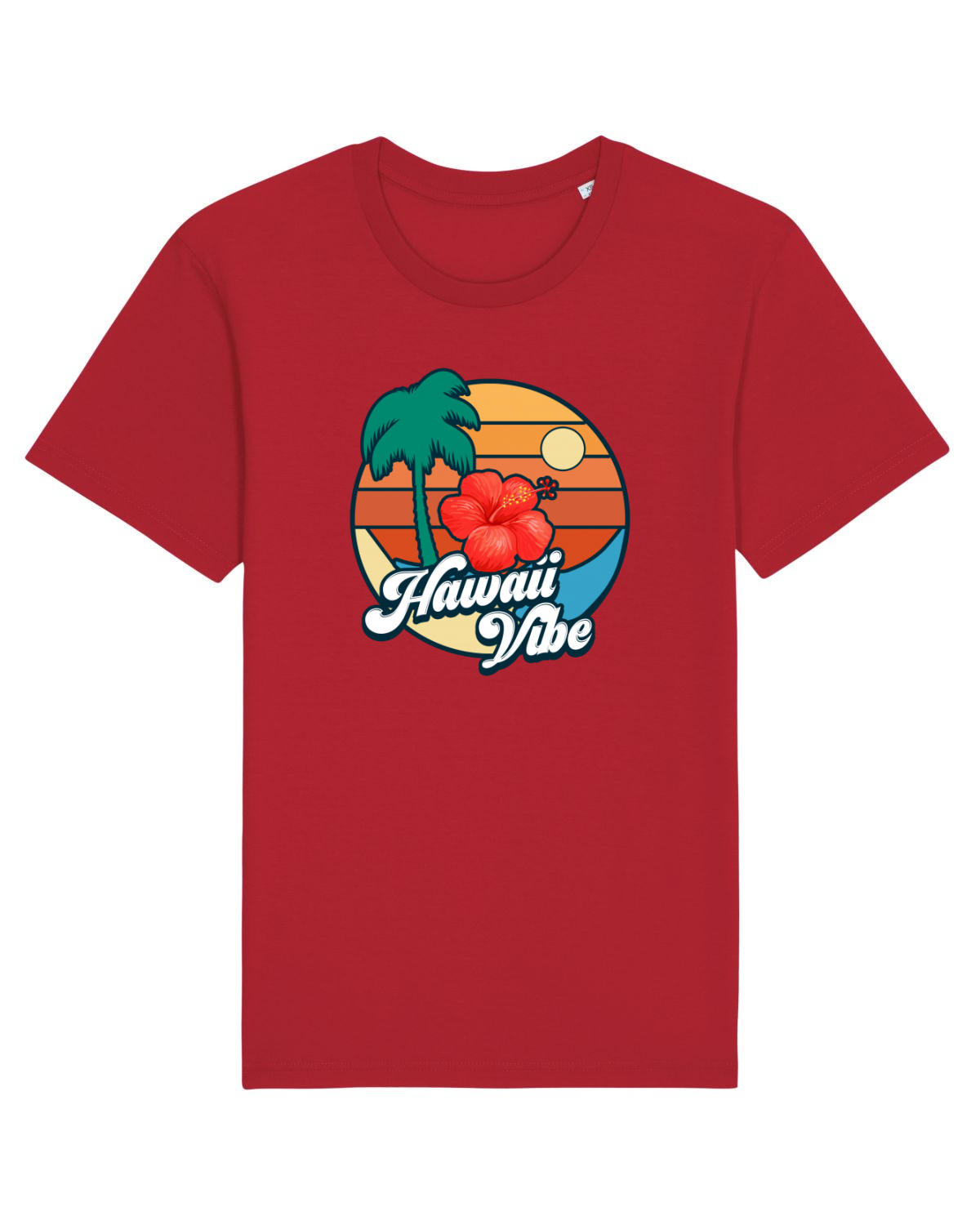Tricou mânecă scurtă Unisex Rocker Red