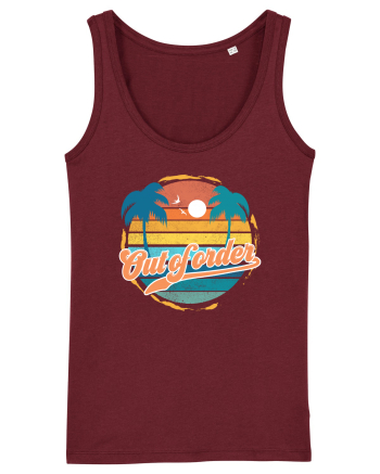 Out of order Burgundy