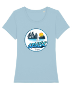 Cruise Time Tricou mânecă scurtă guler larg fitted Damă Expresser