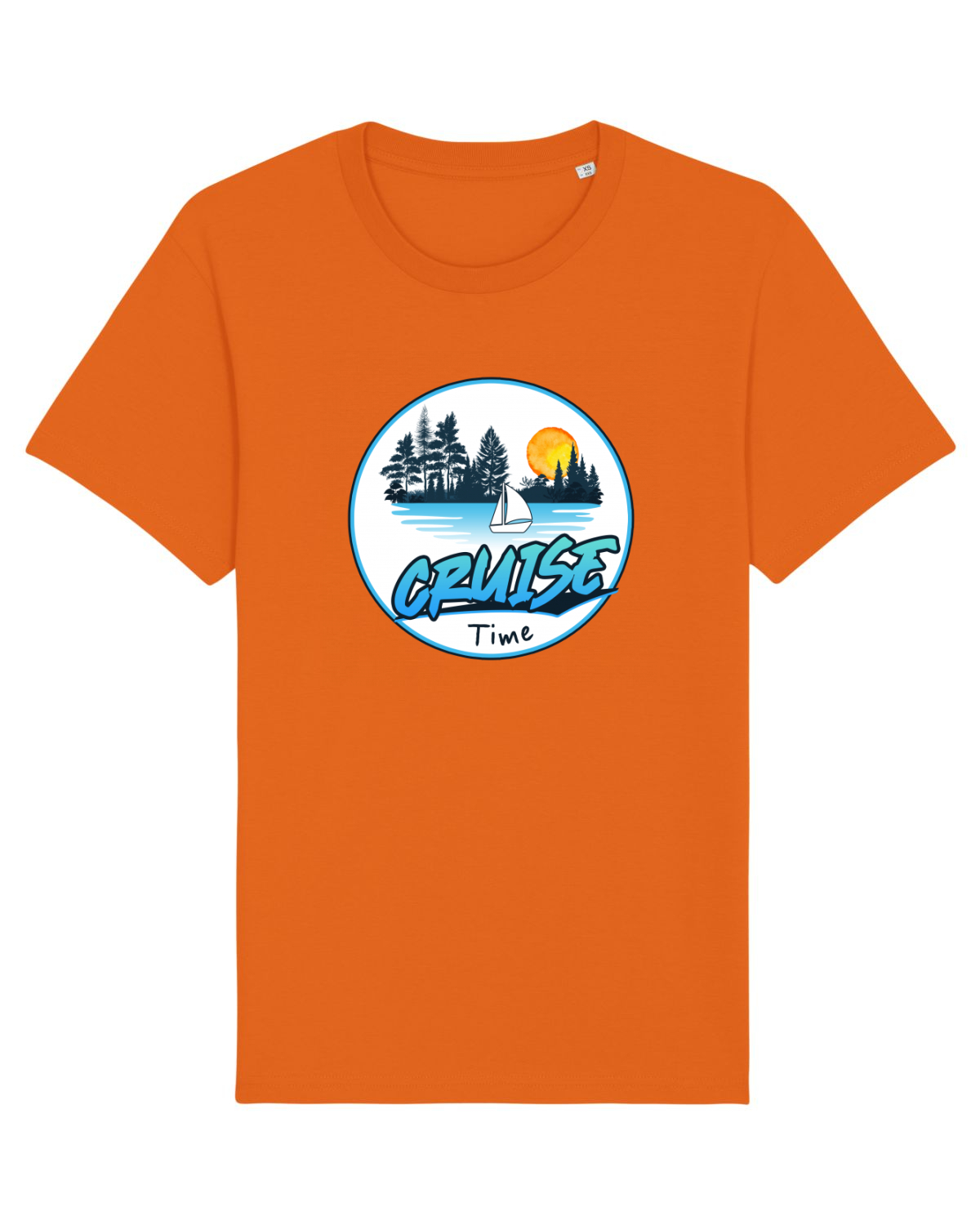 Tricou mânecă scurtă Unisex Rocker Bright Orange