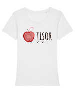 Martisor Tricou mânecă scurtă guler larg fitted Damă Expresser