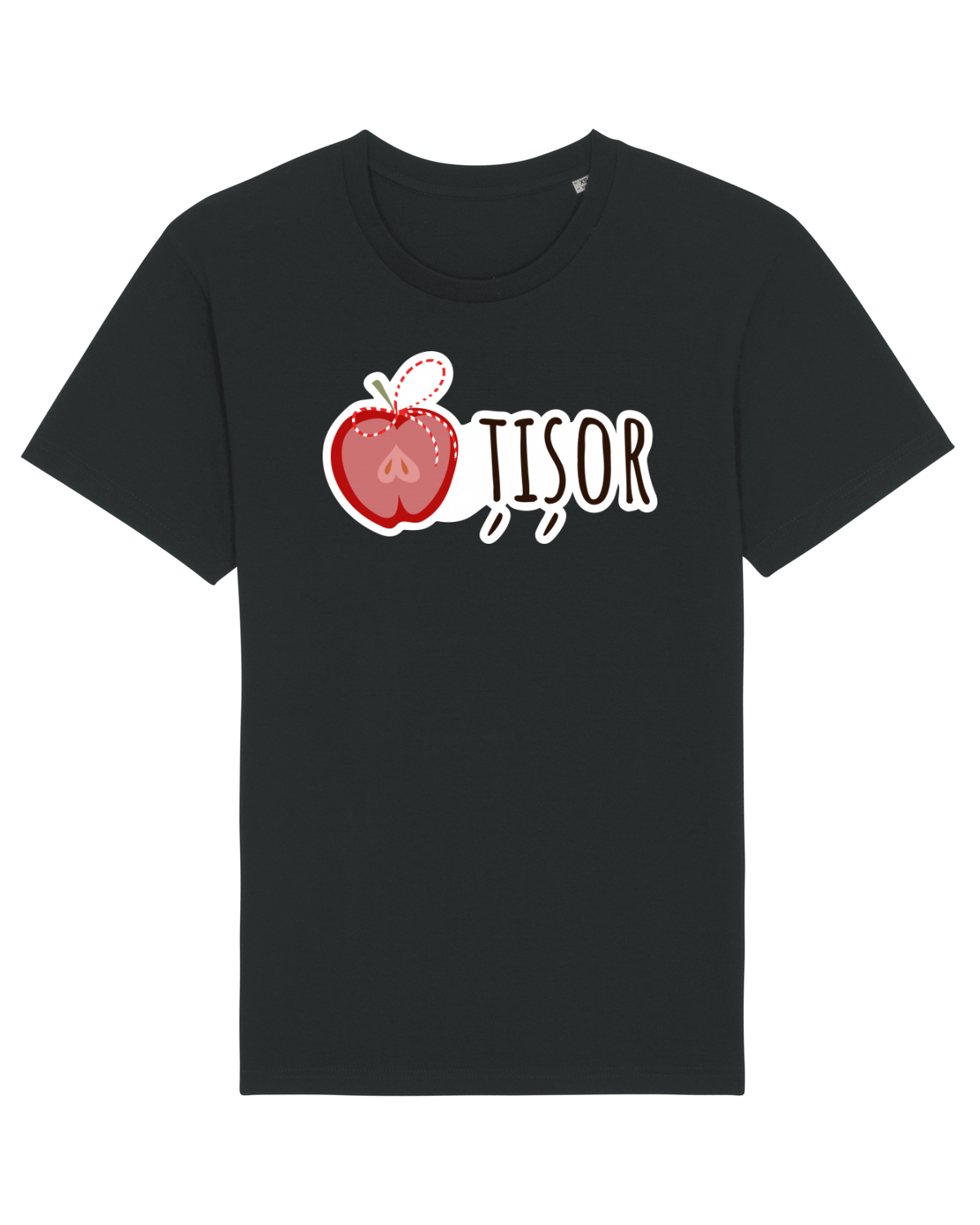 Tricou mânecă scurtă Unisex Rocker Black