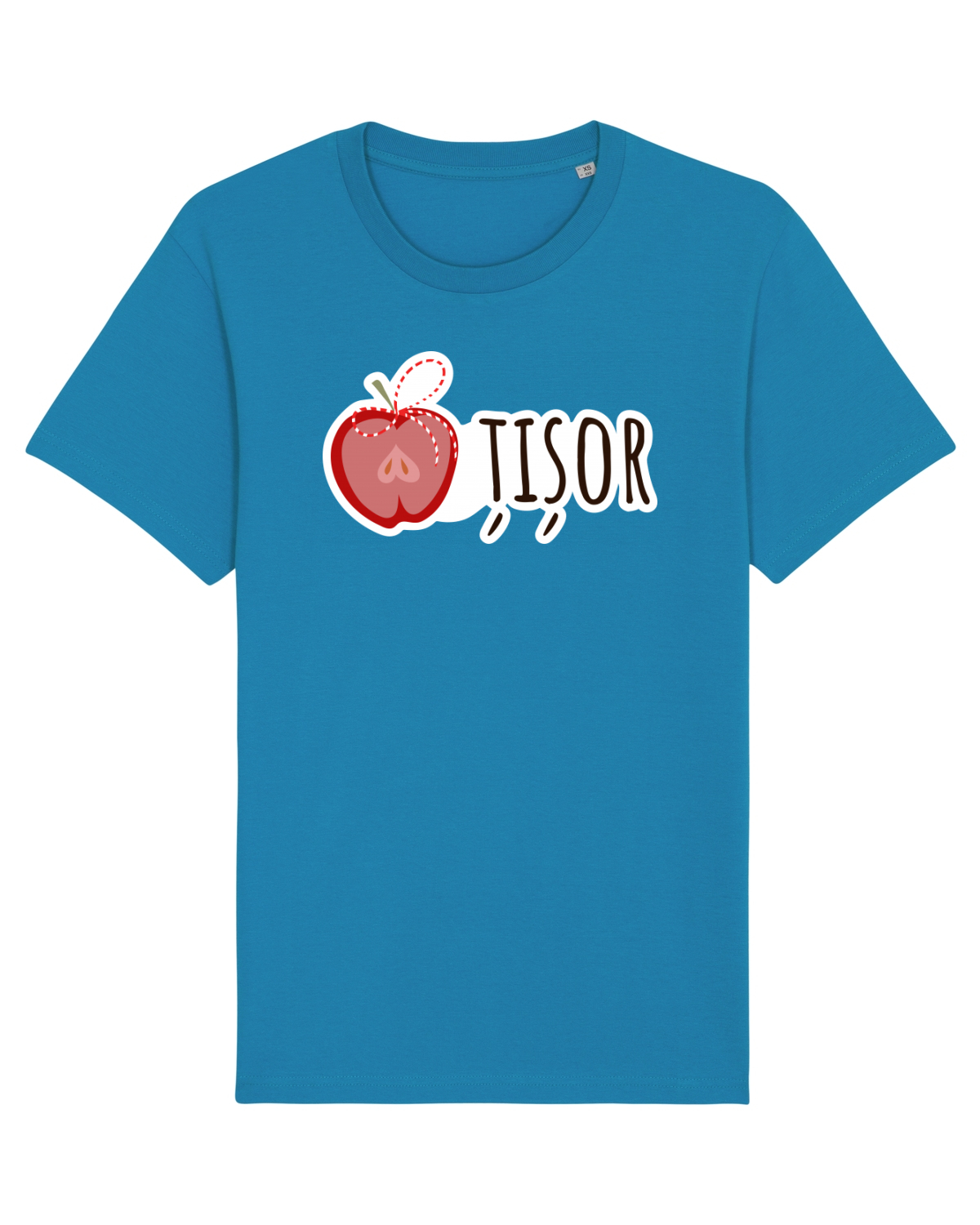 Tricou mânecă scurtă Unisex Rocker Azur