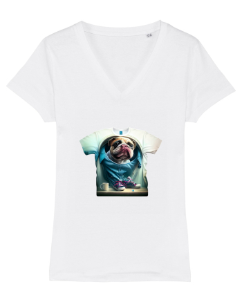 VIS ÎN VIS - TRICOU ÎN TRICOU - V1 White