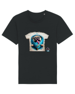VIS ÎN VIS - TRICOU ÎN TRICOU - V3 Tricou mânecă scurtă Unisex Rocker